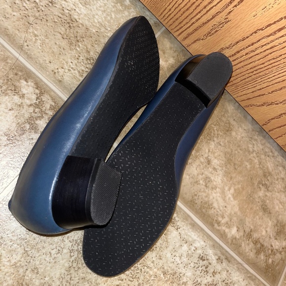 SAS Made in Italy Women Leather Business Office Casual Pumps in Marine Blue 8.5 - Picture 7 of 8